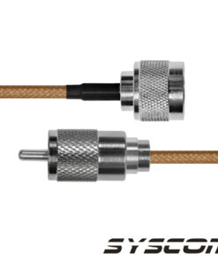 SN-142-UHF-180 - SN-142-UHF-180-EPCOM INDUSTRIAL-Cable Coaxial RG-142/U de 180 cm, con conectores N Macho a UHF Macho (PL-259). - Relematic.mx - det-SN142UHF180