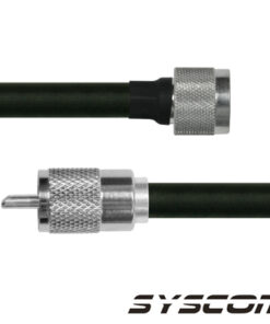 SN-214-UHF-110 - SN-214-UHF-110-EPCOM INDUSTRIAL-Cable Coaxial RG-214/U de 110 cm, con conectores N Macho a UHF Macho (PL-259). - Relematic.mx - det-SN214UHF110
