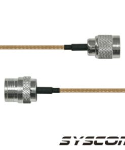 SNH-142-TNCI-60 - SNH-142-TNCI-60-EPCOM INDUSTRIAL-Cable RG142, con conectores N Hembra en un extremo y en el otro TNC Macho Inverso. - Relematic.mx - det-SNH142TNI60