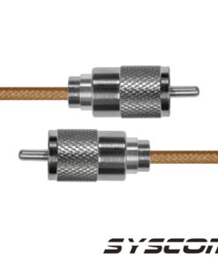 SUHF-142-UHF-110 - SUHF-142-UHF-110-EPCOM INDUSTRIAL-Cable Coaxial RG-142/U de 110 cm, con conectores UHF Macho a UHF Macho (PL-259). - Relematic.mx - det-SUHF142UHF110