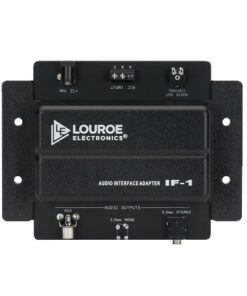 IF-1 - IF-1-LOUROE ELECTRONICS-Interfaz de Audio para micrófonos LOUROE proporciona alimentación, control de ganancia y facilita la conexión entre micrófono. - Relematic.mx - IF1