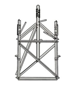 RSB-05 - RSB-05-ROHN-Base para Sección 5 de torre Autosoportada RSL. - Relematic.mx - RSB04