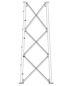 SSV11N332 - SSV11N332-ROHN-Sección 11 Base para Torre Autosoportada línea SSV (Código de Fábrica: 11N332) - Relematic.mx - SSV11N332