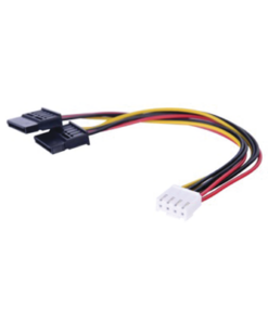 101-502-130-HIKVISION-Cable Doble de Corriente SATA / Compatible con DVR´s epcom y HIKVISION / 15 cm de Longitud
