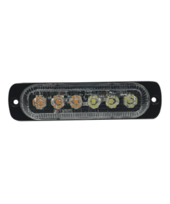 1020-ADAW-ECCO-Luz direccional con 6 LEDS, color ambar/claro, 12-24 Vcc