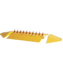 1610-088-DKS DOORKING-Picos poncha llantas autónomo con biseles laterales / No requiere barrera vehicular / Para delimintar dirección de tráfico vehicular / Compatible con 1601-088 / Mide 90cm (3ft) / Fácil instalación de sobreponer