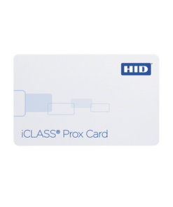 2120BGGMVN-HID-Tarjeta DUAL iClass + Proximidad 2021/ PVC Compuesto/ Garantía de por Vida/ Perforada Verticalmente
