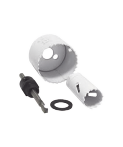 35180-TRIUMPH-Instalador de chapas bimetalico con 1 sierra copa de 7/8", 1 sierra copa de 2" 1/8" y 1  mandril con zanco de 7/16"