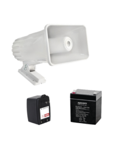 4A16V30W - 4A16V30W-SYSCOM-Kit de accesorios con Bateria 4Ah, Transformador 16.5Vca  y sirena de 30 watts - Relematic.mx - 4A16V30W-p