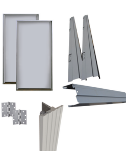 5043D - 5043D-ASSA ABLOY-Kit Puerta doble metálica galvanizada 6 ft x 7 ft / Resistente al fuego por 90 min / UL - Relematic.mx - 5043D-p