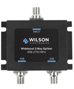 850-034-WILSONPRO / WEBOOST-Divisor de Potencia Coaxial 2 Vías / 698-2700 MHz / 75 Ohm / Pérdida por División 3 dB / Aislamiento ≥20 dB / Conector F-hembra / Diseño Microstrip