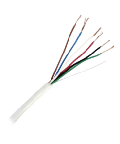 92-62-VIAKON-Bobina de Cable de 152 Metros de 6 x 20 AWG / BLINDADO / Color BLANCO / Aplicaciones en Control de Acceso, Audio e Instrumentación
