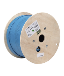 9A6R4-A5-SIEMON-Bobina de Cable Blindado F/UTP de 4 Pares, Z-MAX, Cat6A, Soporte de Aplicaciones 10GBase-T, CMR (Riser), Color Azul, 305 Metros (1000 Pies)