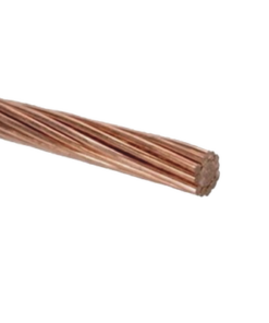 A080/100M-VIAKON- QV74 / Cable  Cobre desnudo / 4 AWG /  Semiduro 7 Hilos / Rollo de 100 m.