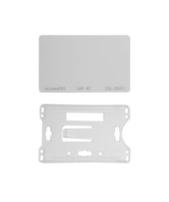 ACCESS-CARD-EPC-K - ACCESS-CARD-EPC-K-ACCESSPRO-Kit de  Tag UHF tipo Tarjeta para lectoras de largo alcance 900 MHZ / EPC GEN 2 / ISO 18000 6C / No imprimible / Incluye porta tarjeta - Relematic.mx - ACCESSCARDEPCK-p