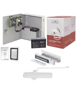 ACCESSKIT11P - ACCESSKIT11P-SYSCOM-Sistema Completo de Acceso, Incluye Teclado Anti-Vandalico, Chapa magnética con bracket, Cierra puerta, Botón de Salida, Cable " Gratis ", y fuente profesional con Batería - Relematic.mx - ACCESSKIT11P-p