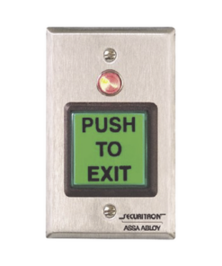 AC-PB2 - AC-PB2-SECURITRON-ASSA ABLOY-Botón Momentáneo con Garantía de Por Vida  NO, NC/ Cubiertas Intercambiables - Relematic.mx - ACPB2-p