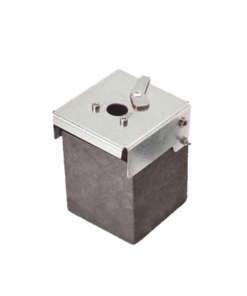 AT-C50/T16/TV - AT-C50/T16/TV-APLICACIONES TECNOLOGICAS-Molde de grafito vertical unión en T vertical de cable de 1/0 AWG (50mm²) (pasante) con Varilla de 5/8 In (terminal). - Relematic.mx - ATC50T16TV-p