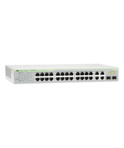 AT-FS750/28-10 - AT-FS750/28-10-ALLIED TELESIS-Switch WebSmart de 24 puertos 10/100 Mbps + 2 puertos 10/100/1000 Mbps + 2 SFP Gigabit Combo - Relematic.mx - ATFS7502810-p