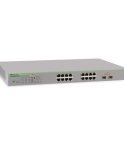 AT-GS950-16PS-10 - AT-GS950/16PS-10-ALLIED TELESIS-Switch PoE+ Gigabit WebSmart de 16 puertos 10/100/1000 Mbps (2 x Combo) + 2 puertos gigabit SFP (Combo), 185 W - Relematic.mx - ATGS95016PS10-p