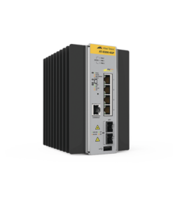 AT-IE200-6GP-80-ALLIED TELESIS-Switch Industrial Administrable Capa 2 de 4 Puertos 10/100/1000 Mbps + 2 Puertos SFP, 120 W