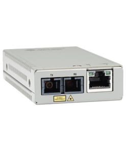 AT-MMC200/SC-90-ALLIED TELESIS-Convertidor de medios Fast Ethernet a fibra óptica, conector SC, multimodo (MMF), distancia hasta 2 km