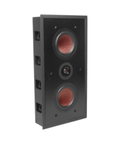 B23-265LCR-TRUAUDIO-B23 Series Woofer LCR de pared de fibra de carbono de 6 1/2 in, tweeter de titanio de 1in, 5-220 Watts, negro