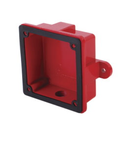 BB-WP-HOCHIKI-Caja Cuadrada 4" X 4" Para Instalaciones de Equipo Detector de Incendios, exterior o interior