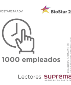 BIOSTAR2TAADV-SUPREMA-Software de Administración de Tiempo y Asistencia hasta 1000 empleados, para Lectores SUPREMA