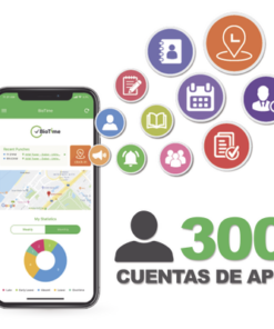 BIOTIMEAPP300-ZKTECO-Licencia para realizar checadas de asistencia desde Smartphone (APP) con envío de fotografía y ubicación por GPS / Compatible con BIOTIMEPRO / Licencia para 300 usuario