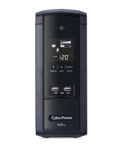 BRG850AVRLCD5Y-CYBERPOWER-UPS de 850 VA/510 W, Topología Línea Interactiva, Entrada 120 Vca NEMA 5-15P, Tipo Torre, Con 10 Tomas NEMA 5-15R, 5 años de garantía