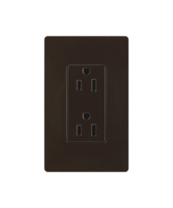 CAR-15-BR-S-LUTRON ELECTRONICS-TOMACORRIENTE 120V/15A COLOR CAFE