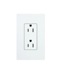 CAR-15-WH - CAR15WH-LUTRON ELECTRONICS-Tomacorriente receptáculo convencional  120V, 15A, color blanco. - Relematic.mx - CAR15WH-p