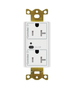 CAR2S-20-STR-WH - CAR2S20STRWH-LUTRON ELECTRONICS-Receptáculo con señal inalámbrica ClearConnect Lutron VIVE / 20 A, control inteligente en 1 conector. - Relematic.mx - CAR2S20STRWH-p