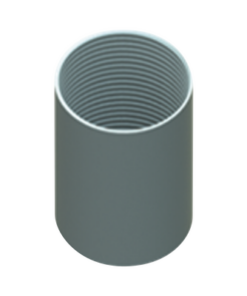 CATU-3830-CATUSA-Cople 4" (102mm) pared gruesa con rosca galvanizado etiqueta amarilla