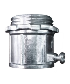 CATU-3841-CATUSA-Conector 3/4" (25mm) pared delgada con tornillo tipo americano galvanizado etiqueta verde