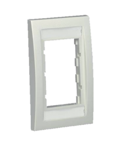 CBEIWY-PANDUIT-Marco de Placa Frontal Ejecutiva, Para Dos Insertos de 1/2 o Tres Insertos de 1/3, Color Blanco Mate