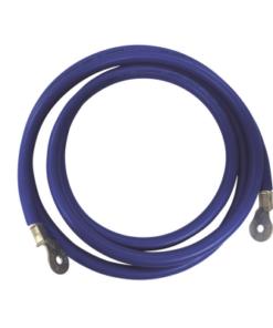 CBL-2AWG-2.2B-EPCOM POWERLINE-Cable para Baterías,  2.2 m Azul Calibre 2 AWG con Terminales de Ojo en Ambos Extremos