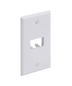 CFP2IW-PANDUIT-Placa de Pared Vertical Clásica, Salida Para 2 Puertos Mini-Com, Color Blanco Mate