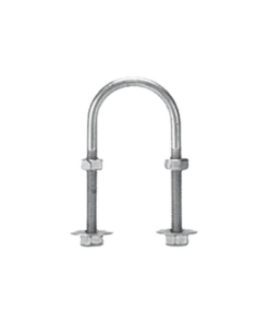 CHA-BRU-51 - CHA-BRU-51-CHAROFIL-Abrazadera tipo U de 2 ", con acabado Electro Zinc, no incluye tuercas y arandelas - Relematic.mx - CHABRU51-p