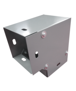 CH-DCH90100L-CHAROFIL-Derivación codo horizontal de 90 grados 100 x 100 mm, fabricado en lámina de acero al carbón