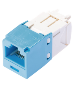 CJ688TGLB-PANDUIT-Conector Jack RJ45 Estilo TG, Mini-Com, Categoría 6, de 8 posiciones y 8 cables, Color Azul Claro