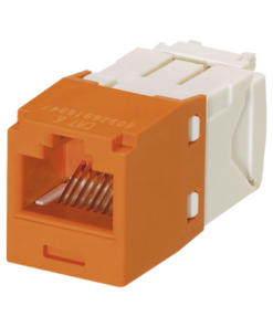 CJ688TGOR - CJ688TGOR-PANDUIT-Conector Jack RJ45 Estilo TG, Mini-Com, Categoría 6, de 8 posiciones y 8 cables, Color Naranja - Relematic.mx - CJ688TGOR-p