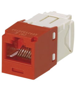 CJ688TGRD - CJ688TGRD-PANDUIT-Conector Jack RJ45 Estilo TG, Mini-Com, Categoría 6, de 8 posiciones y 8 cables, Color Rojo - Relematic.mx - CJ688TGRD-p