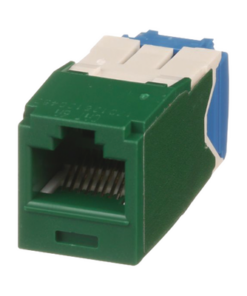 CJ6X88TGGR - CJ6X88TGGR-PANDUIT-Conector Jack RJ45 Estilo TG, Mini-Com, Categoría 6A, de 8 posiciones y 8 cables, Color Verde - Relematic.mx - CJ6X88TGGR-p