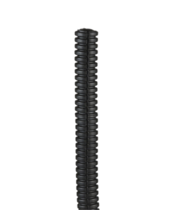 CLT75F-C20-PANDUIT-Tubo Corrugado Abierto para Protección de Cables, .75in (19.1 mm) de Diámetro, 30.5 m de Largo, Color Negro