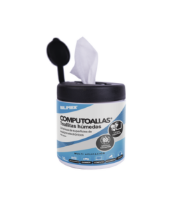 COMPUTOALLAS - COMPUTOALLAS-SILIMEX-Toallas húmedas antibacteriales, para limpieza de gabinetes, equipos de cómputo, audio, vídeo y telefonía, 30 piezas - Relematic.mx - COMPUTOALLAS-p