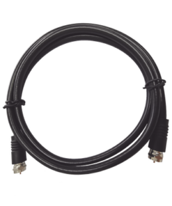 CON-F01RG6-EPCOM TITANIUM-Conector Cable Coaxial / F Macho a F Macho / 30 Centimetros / Cable RG6