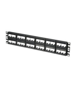 CPPL48WBLY - CPPL48WBLY-PANDUIT-Panel de Parcheo Modular Mini-Com (Sin Conectores), Plano, Sin Blindaje, Con Etiqueta y Cubierta, de 48 puertos, 2UR - Relematic.mx - CPPL48WBLY-p