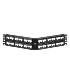 CPPLA48WBLY - CPPLA48WBLY-PANDUIT-Panel de Parcheo Modular Mini-Com (Sin Conectores), Angulado, Sin Blindaje, Con Etiqueta y Cubierta, de 48 puertos, 2UR - Relematic.mx - CPPLA48WBLY-p
